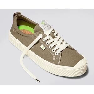 Cariuma Womens OCA Low Sneaker Size 6.5 Brown Burnt Sand Canvas NIB